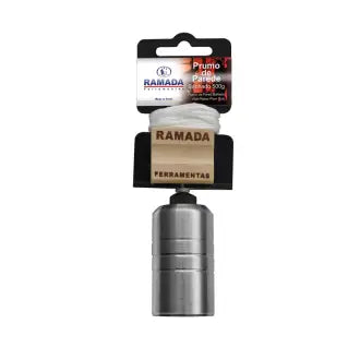 Prumo Pedreiro Aço N5 1Kg Parede Ramada