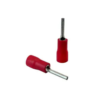 Terminal Pino Pré Isolado 0,5X1,5Mm Vermelho C100