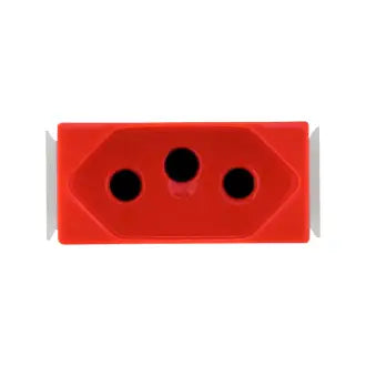 Tomada 20A S/Placa Modular Vermelha Aria Tramontina