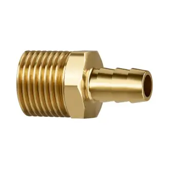 Terminal Mangueira Gás 1/2Npt X 3/8Tm