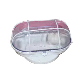 Luminária Tartaruga Branca Ferro Oval Indaluz C6