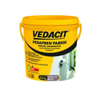 Impermeabilizante Parede Branco 3,6Kg Vedapren C4