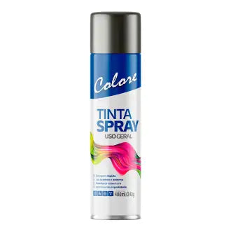 Tinta Spray Metálica Grafite 6X400 Colore