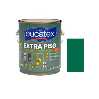 Tinta Piso Interior Exterior Eucatex 3,6L Fosco Verde