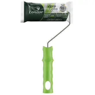 Rolo Lã Sintética 09Cm C/Suporte Zero Gota Condor 952