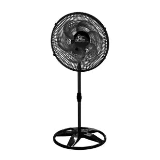 Ventilador Coluna 40Cm Preto 6 Pás Ventidelta Bivolt