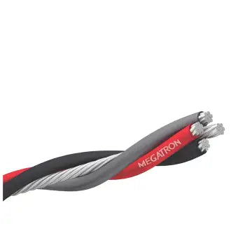 Cabo Alumínio Quadruplex 1Kv10mm 400M Bobina Megatron