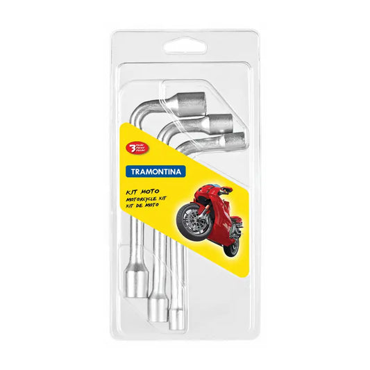 Chave Biela 03 Peças Conjunto Moto Tramontina En
