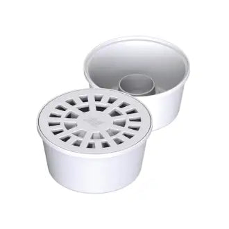 Ralo Sifonado Redondo Dn100 2270 Branco Herc