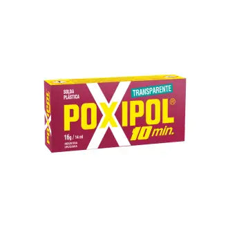 Adesivo Epóxi Poxipol Transparente 16G 10 Minutos C6