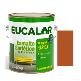 Esmalte 1/4X6 Eucalar Brilhante Conhaque