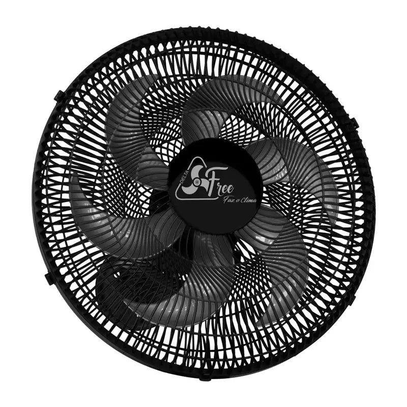 Ventilador Parede 40Cm Preto Ventidelta Bivolt