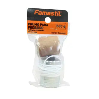 Prumo Pedreiro Aço N05 500G Famastil