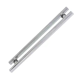 Puxador Porta Tubo Inox Duplo 1"X40x30