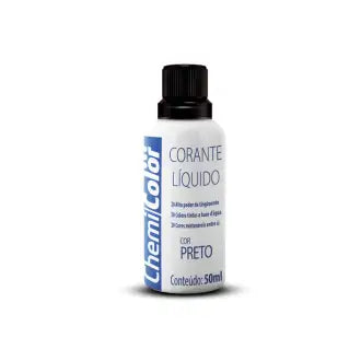 Corante Líquido Chemicolor Preto 50G