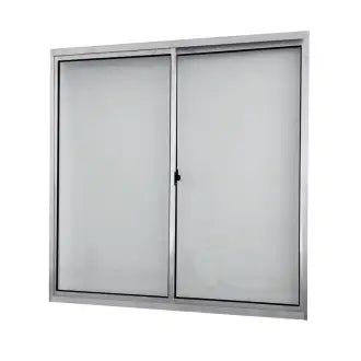 Janela Alumínio 2 Folhas Vidro Liso 1,0Ax1,0 Esquadrimax