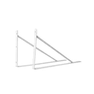 Suporte Prateleira 25Cm Branco Mão Francesa Globalfix
