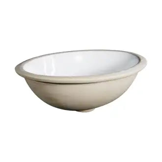 Cuba Embutir Louça Oval Branco 350X270mm Luzarte