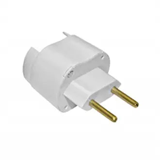 Pino Adaptador 2P 10A Branco Universal Pluzie