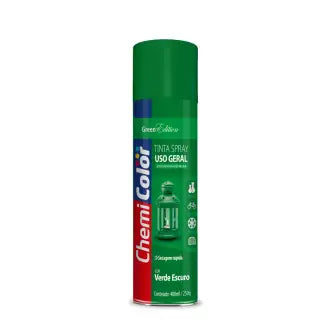 Tinta Spray Verde Escuro 6X400 Chemicolor
