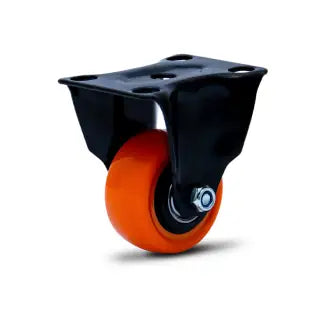 Rodízio Fixo Placa 50Mm Black Cols