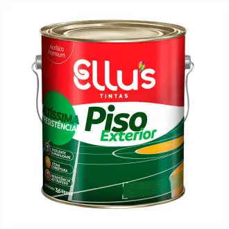 Tinta Piso Exterior/Interior Ellus 4X3,6L Branca