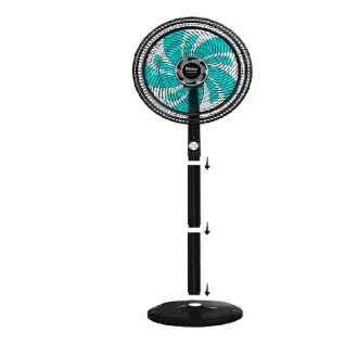 Ventilador Coluna 40Cm Preto 10 Pás Philco 127V