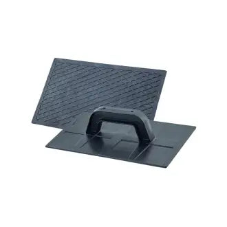 Desempenadeira Plástica Frisada 18X30 Preto C6 Thompson