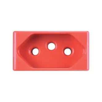 Tomada 20A S/Placa Modulo Vermelho Liz/Lux Tramontina C10