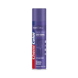 Tinta Spray Violeta Escuro 6X400 Chemicolor