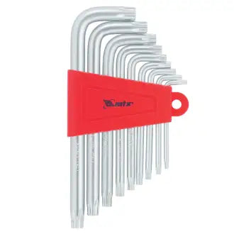 Chave Torx T10 A T50 9 Peças Longa Mtx