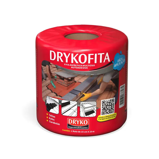 Impermeabilizante Fita 0,15X10M Dryko Alumínio Rolo