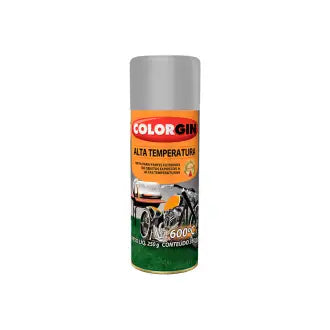 Tinta Spray Alumínio Alta Temperatura 6X300 Colorgin