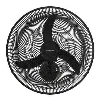 Ventilador Parede 50Cm Preto Ventisol 220V