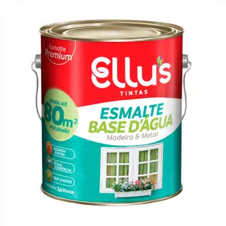 Esmalte 4X3,6 Ellus Base Água Brilhante Platina