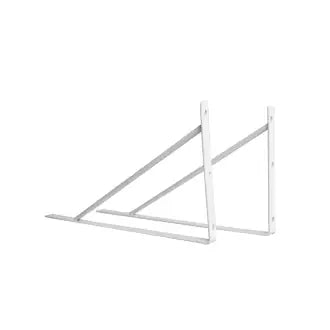 Suporte Prateleira 20Cm Branco Mão Francesa Globalfix
