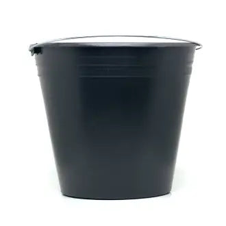 Balde Concreto Plástico 12L Preto Induplástico