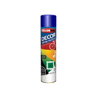 Tinta Spray Metálica Azul Angra 6X360 Colorgin