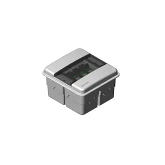 Quadro Disjuntor Pvc Embutir 4 Branco/3 Preto Battistella Mondiale