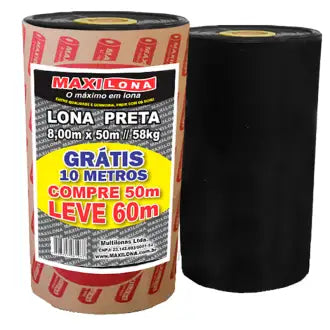 Lona Preta Maxilona 8X50 Ref.200 58Kg