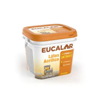 Tinta Acrílica Eucalar Interior Azul Navegante 4X3,6L