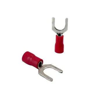 Terminal Forquilha Pré Isolado 0,5X1,5Mm Vermelho C100