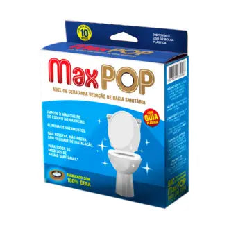 Anel Vedação Vaso Sanitário Cera C/Guia Maxseal