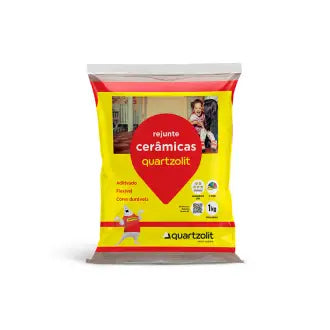 Rejunte Cerâmica 1Kg Bege Quartzolit