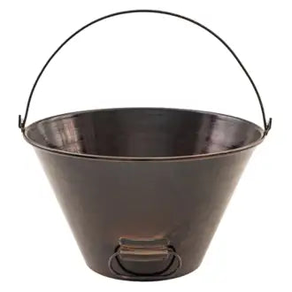Balde Concreto Chapa Reforçada Preto 10L C6