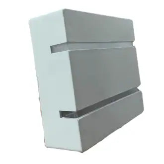 Arandela Pp Externa Slim 2 Aletas/2 Faces Branca Enerlux
