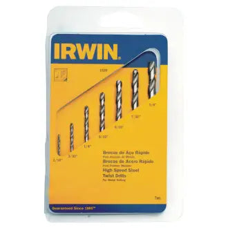 Broca Aço Rápido Irwin Jogo C/7 Peças