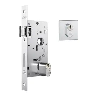 Fechadura Externa Rolete Inox 803 Rq1 Stam
