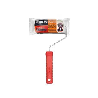 Rolo Lã Natural 15Cm C/Suporte Atlas 328 En
