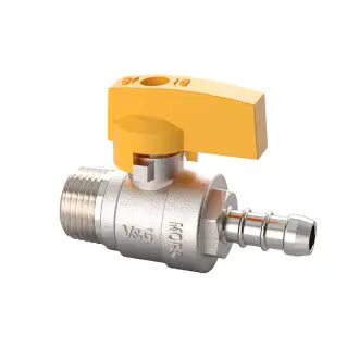 Registro/Vávula Esfera 1/2" Reta Gás